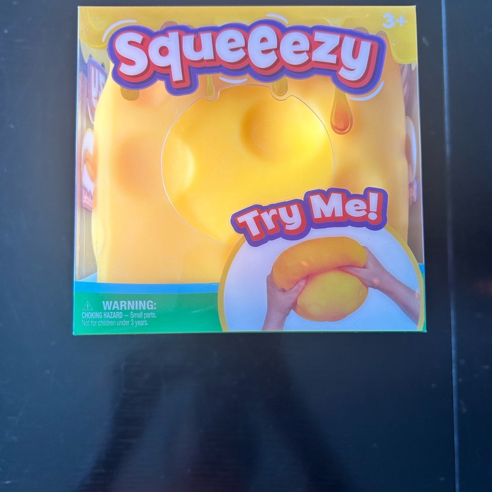 Yellow Kids Stress Toy - Squeezy - Picture 2 of 4